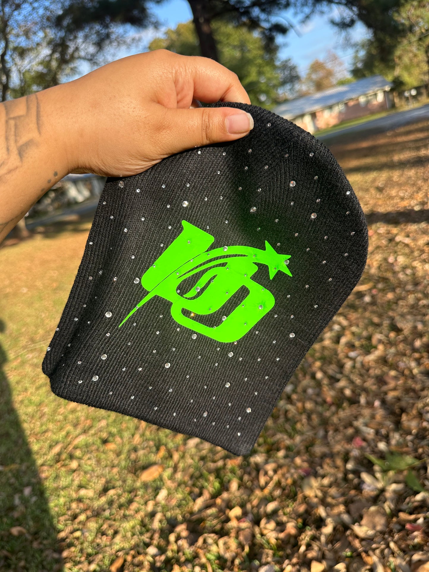 UO RHINESTONE BEANIE